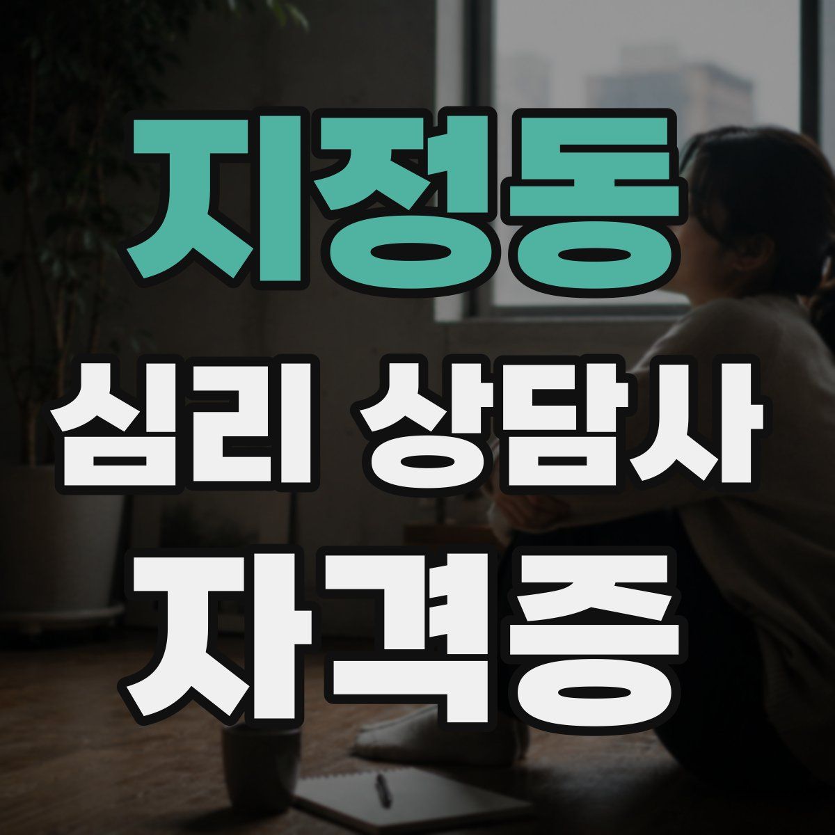 지정동 심리 상담사 자격증