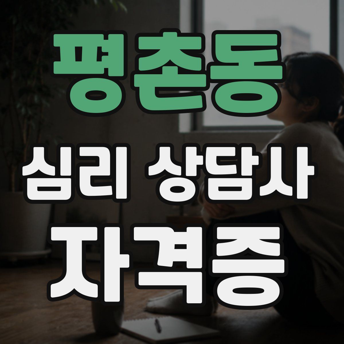 평촌동 심리 상담사 자격증