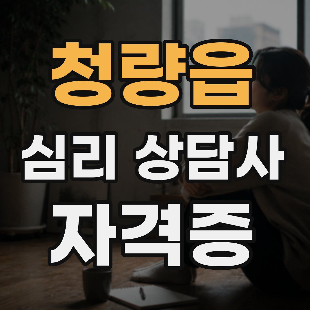 청량읍 심리 상담사 자격증