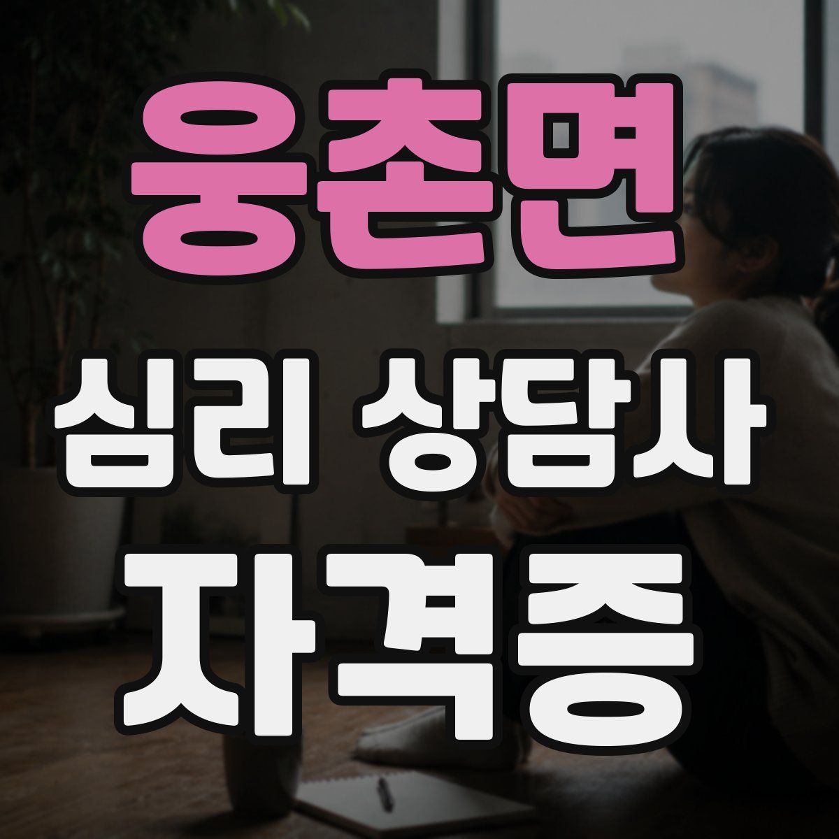 웅촌면 심리 상담사 자격증