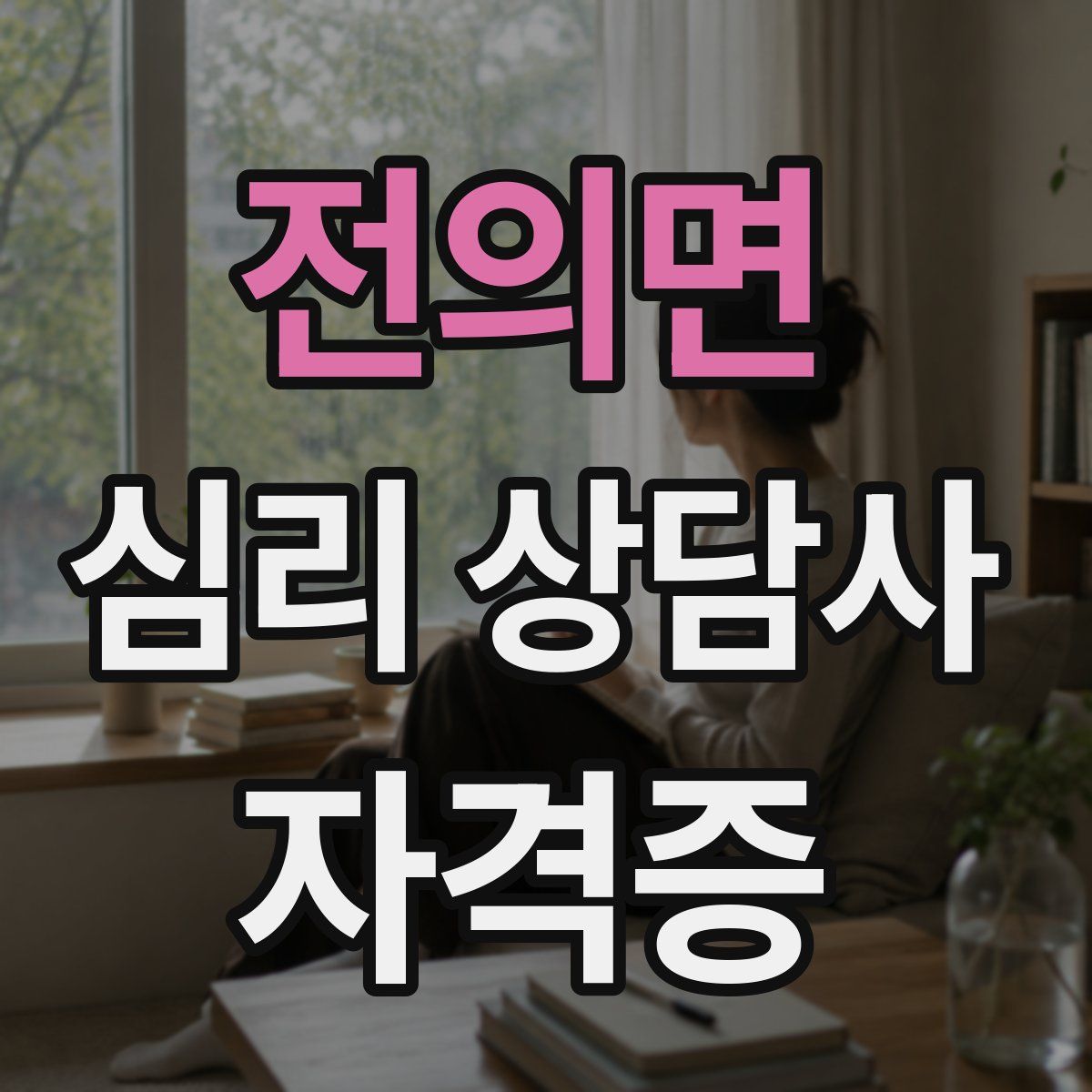 전의면 심리 상담사 자격증
