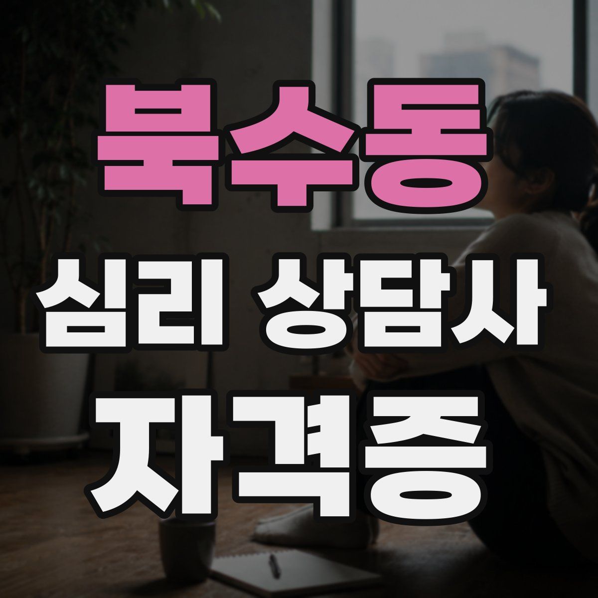 북수동 심리 상담사 자격증