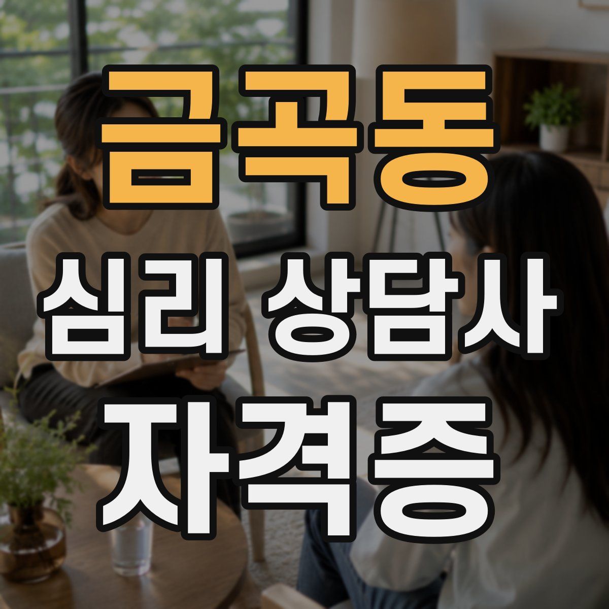 금곡동 심리 상담사 자격증