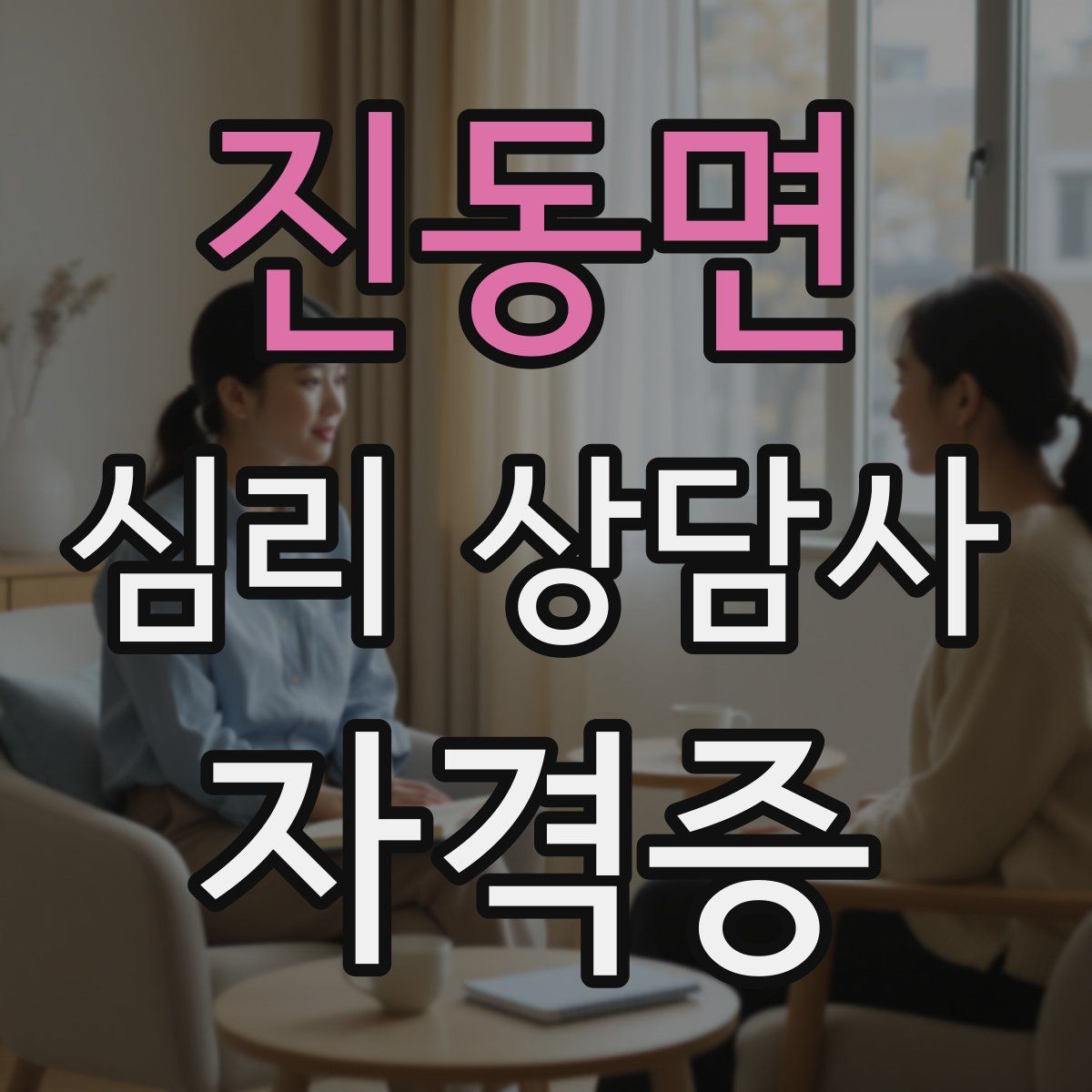 진동면 심리 상담사 자격증