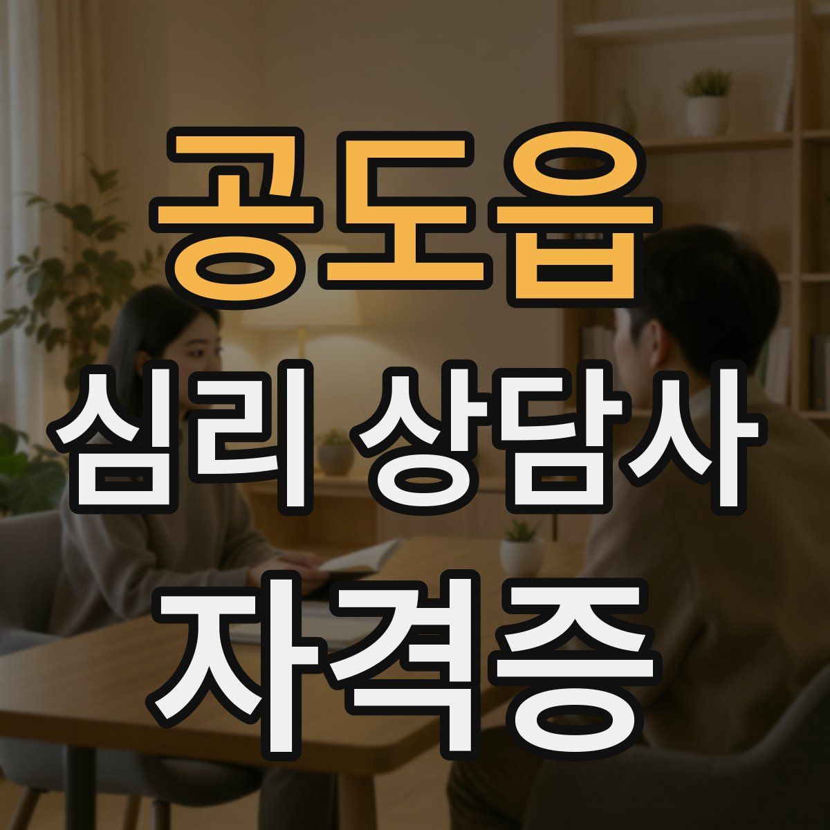 공도읍 심리 상담사 자격증