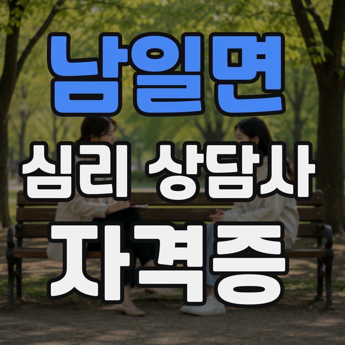 남일면 심리 상담사 자격증