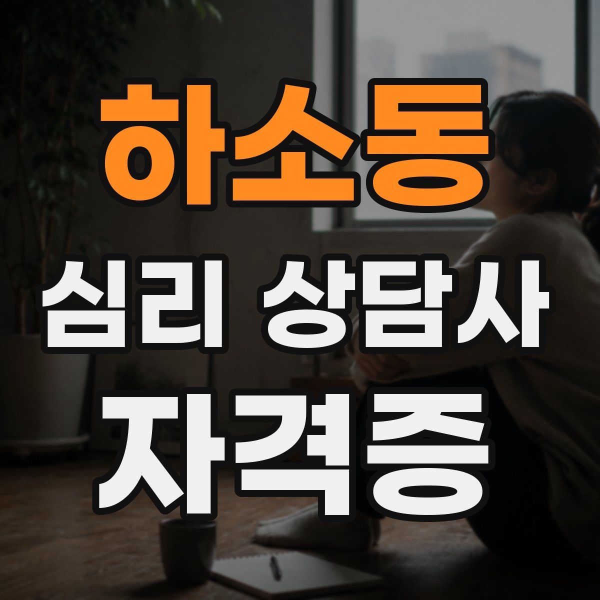 하소동 심리 상담사 자격증