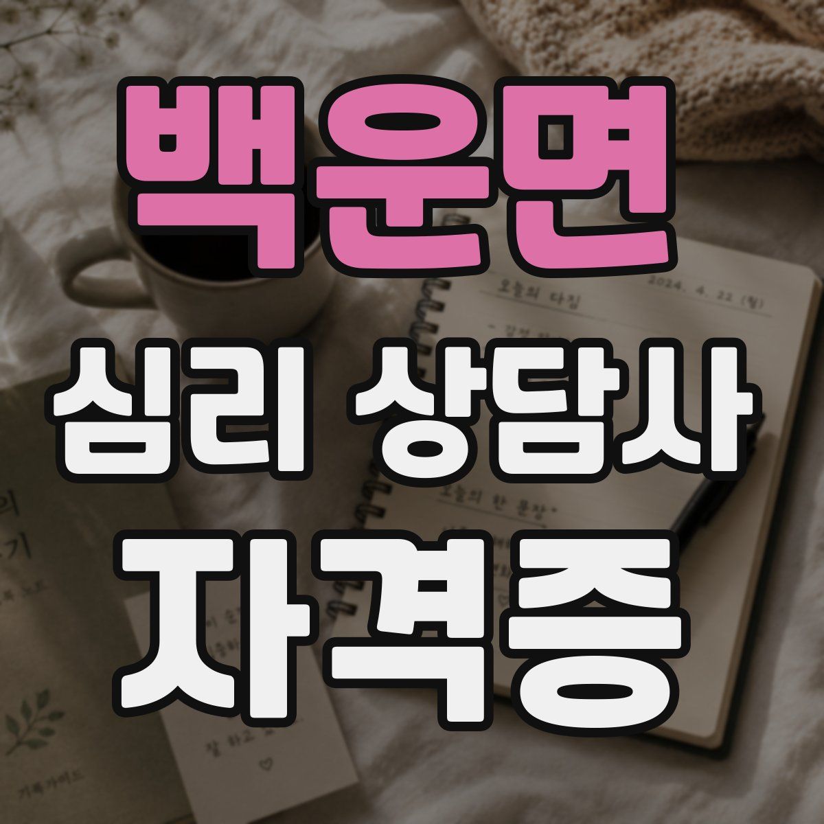 백운면 심리 상담사 자격증