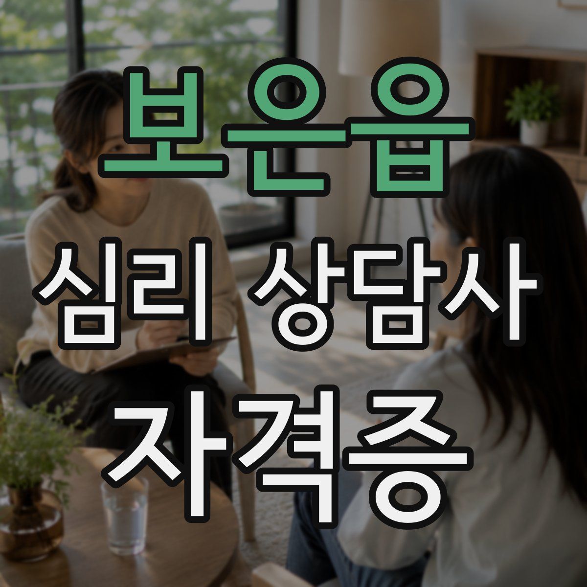 보은읍 심리 상담사 자격증