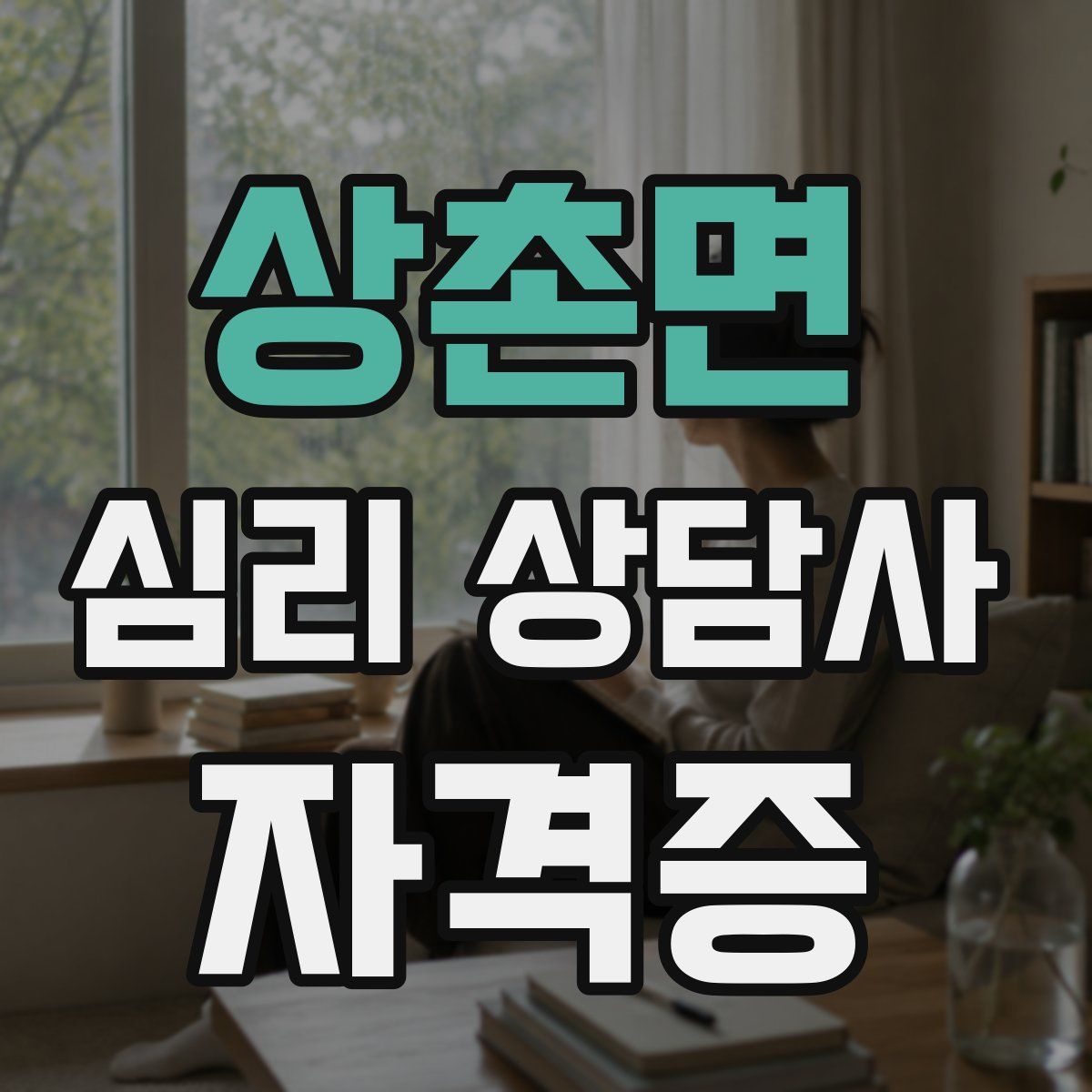 상촌면 심리 상담사 자격증