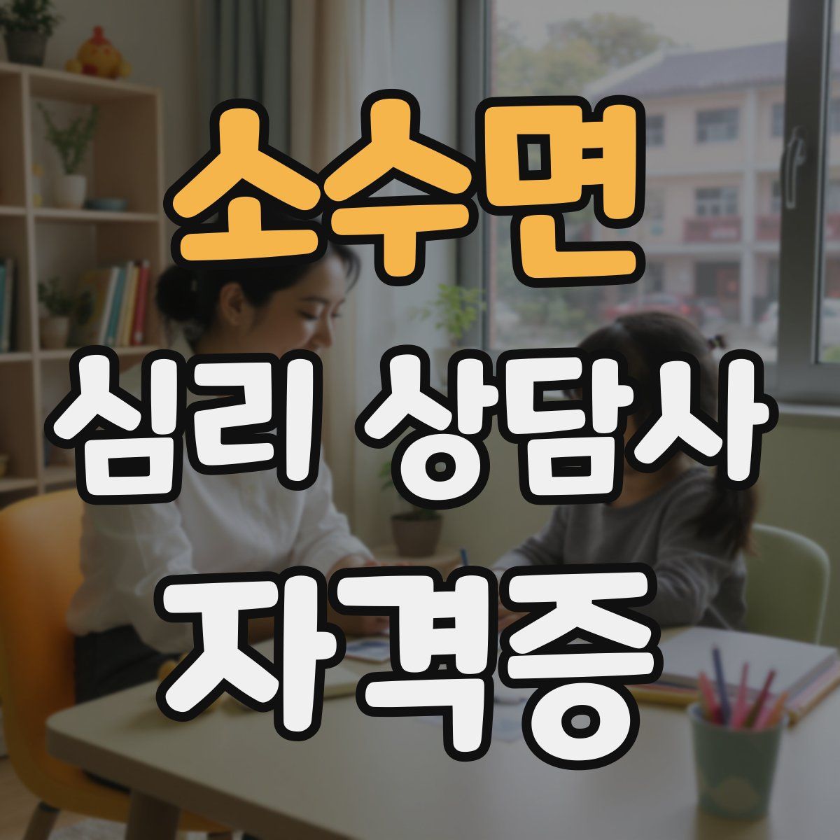 소수면 심리 상담사 자격증