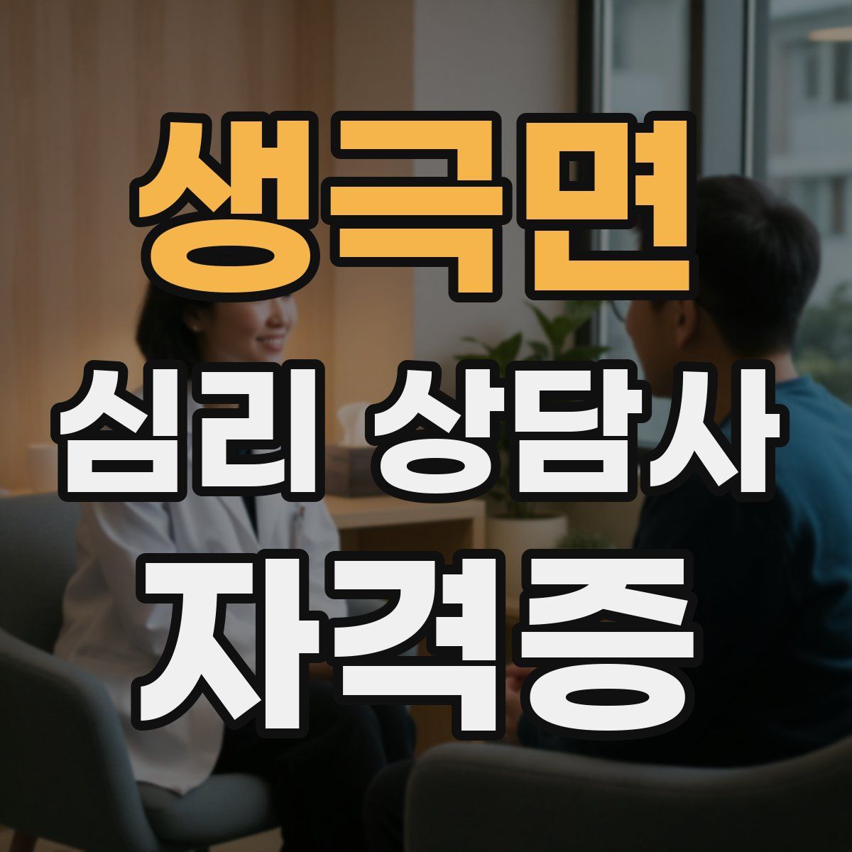 생극면 심리 상담사 자격증
