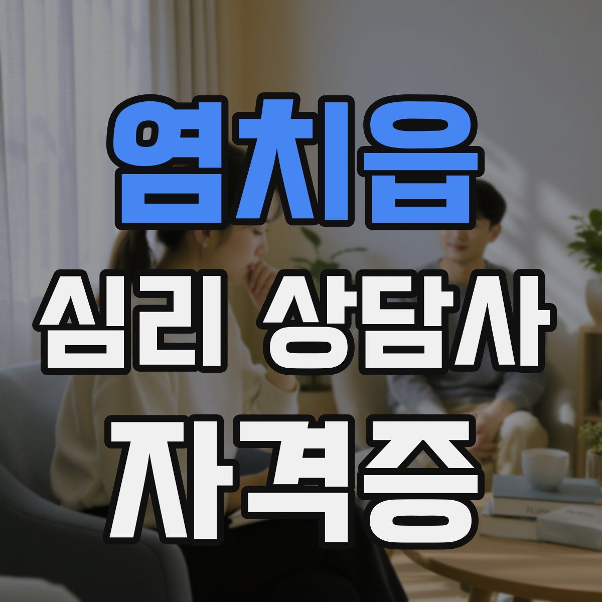 염치읍 심리 상담사 자격증