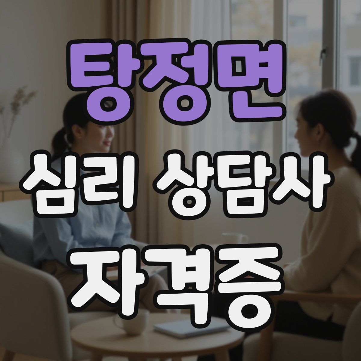 탕정면 심리 상담사 자격증