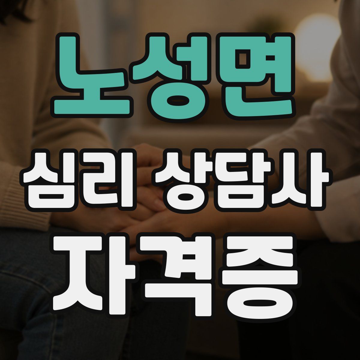 노성면 심리 상담사 자격증