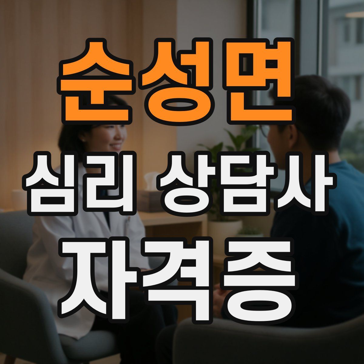 순성면 심리 상담사 자격증