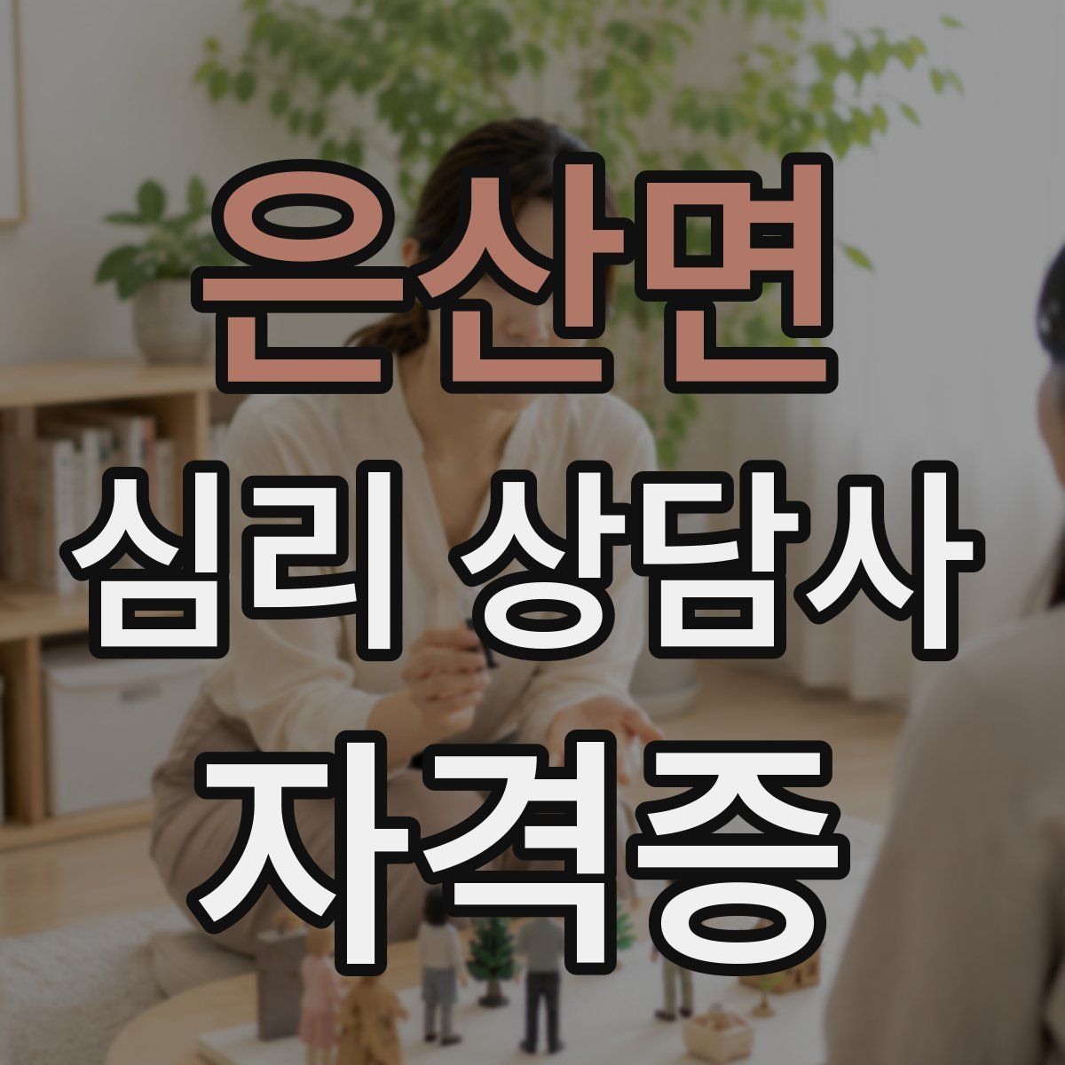 은산면 심리 상담사 자격증