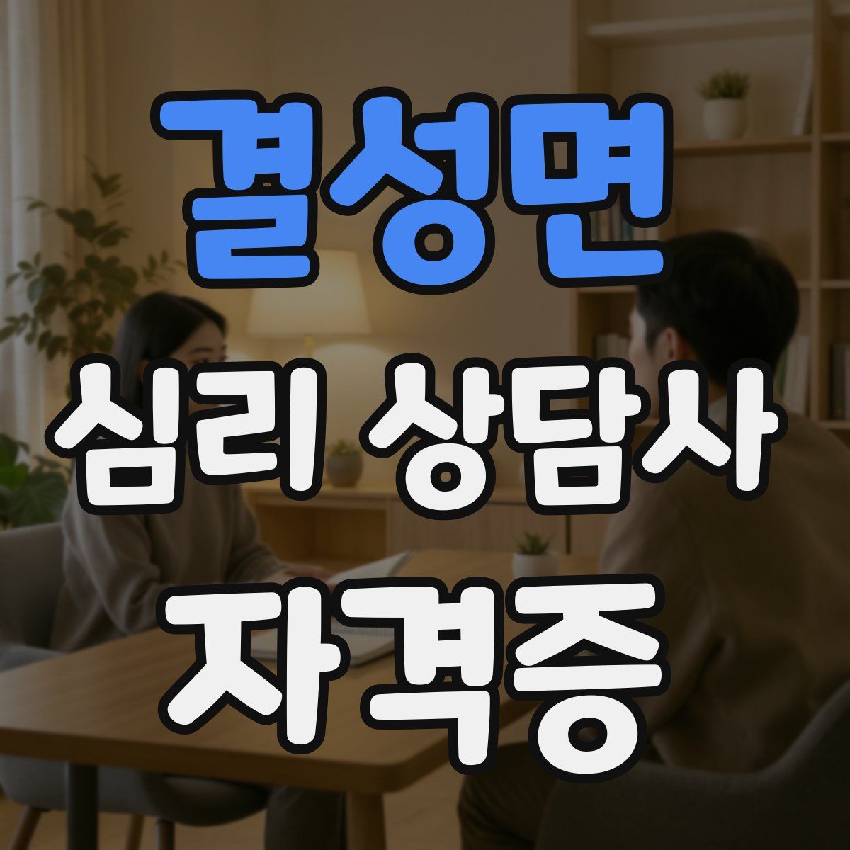 결성면 심리 상담사 자격증