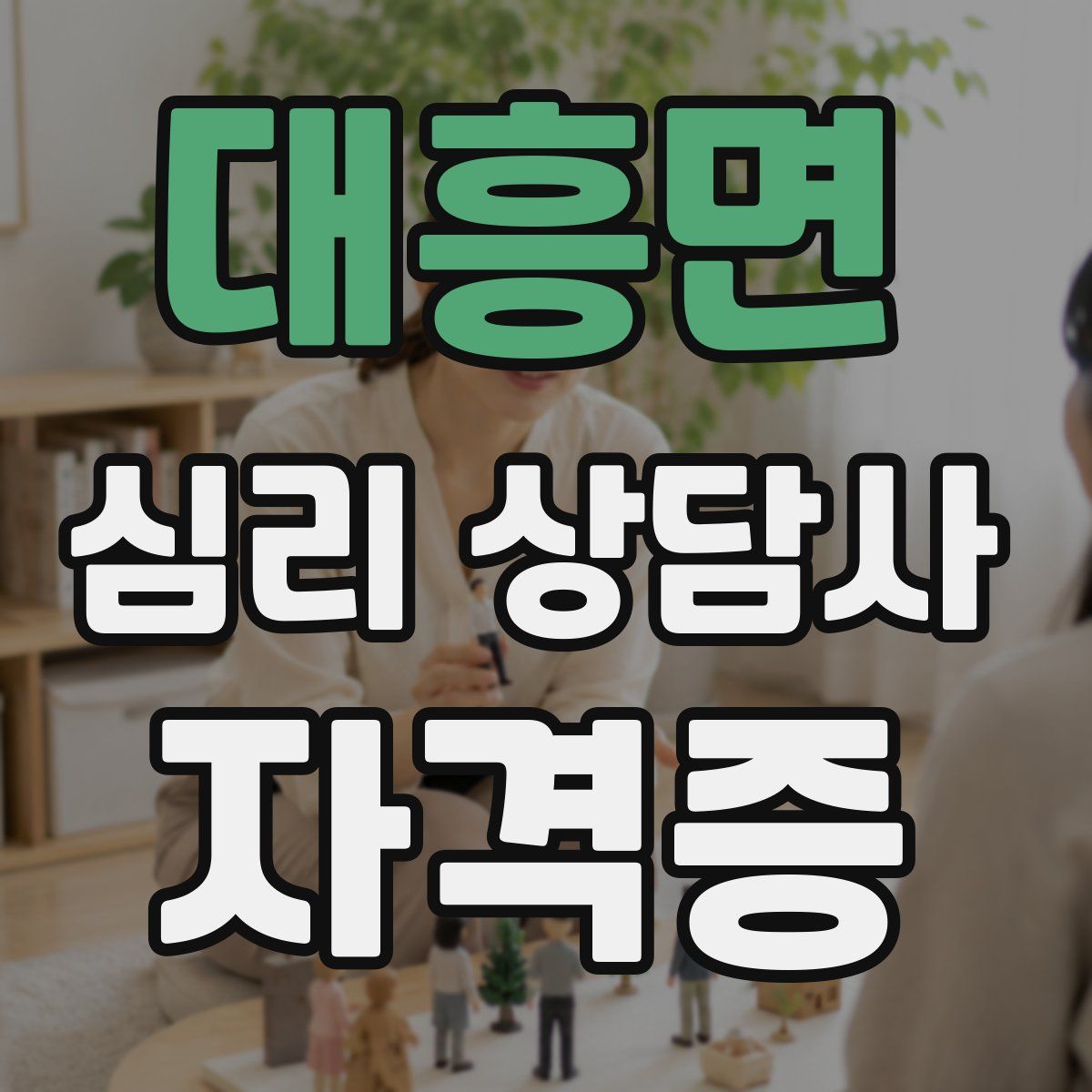 대흥면 심리 상담사 자격증