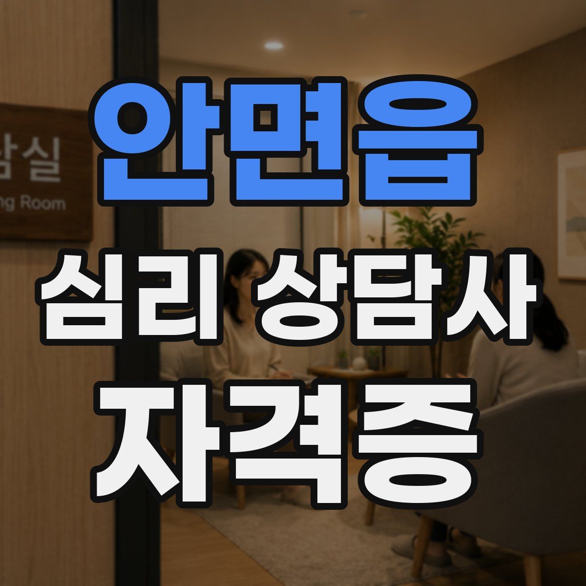 안면읍 심리 상담사 자격증