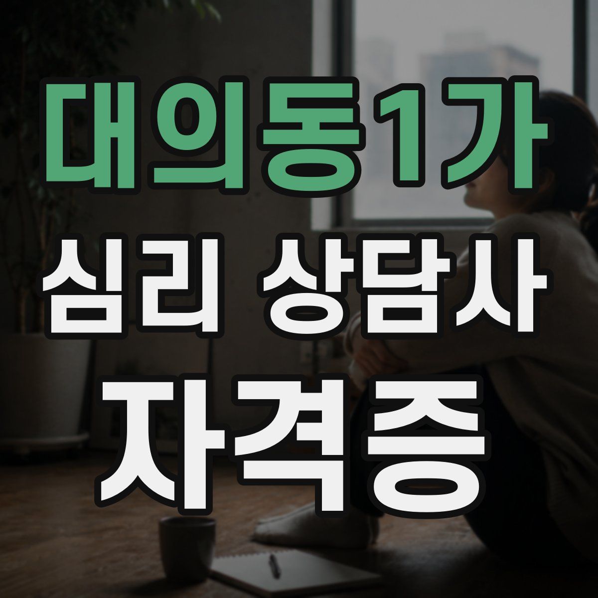 대의동1가 심리 상담사 자격증