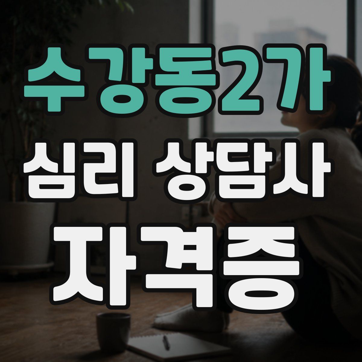 수강동2가 심리 상담사 자격증