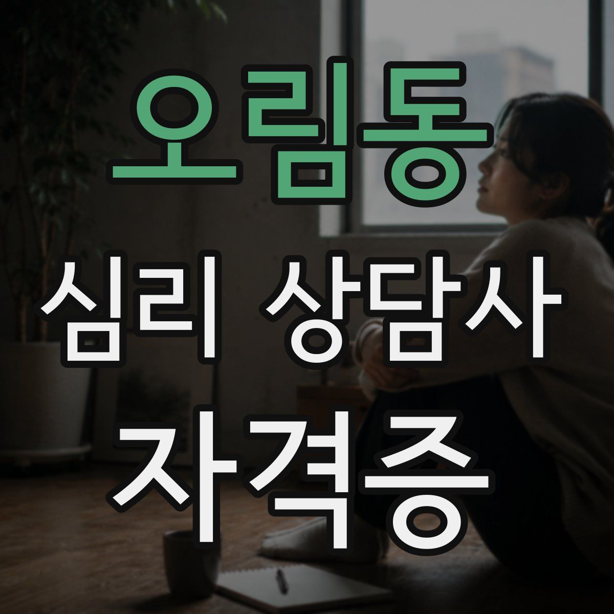 오림동 심리 상담사 자격증