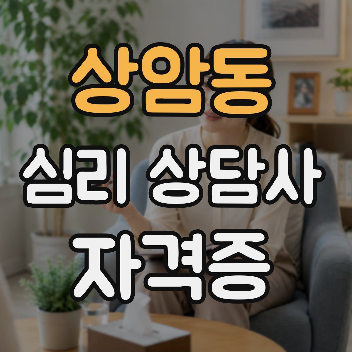 상암동 심리 상담사 자격증