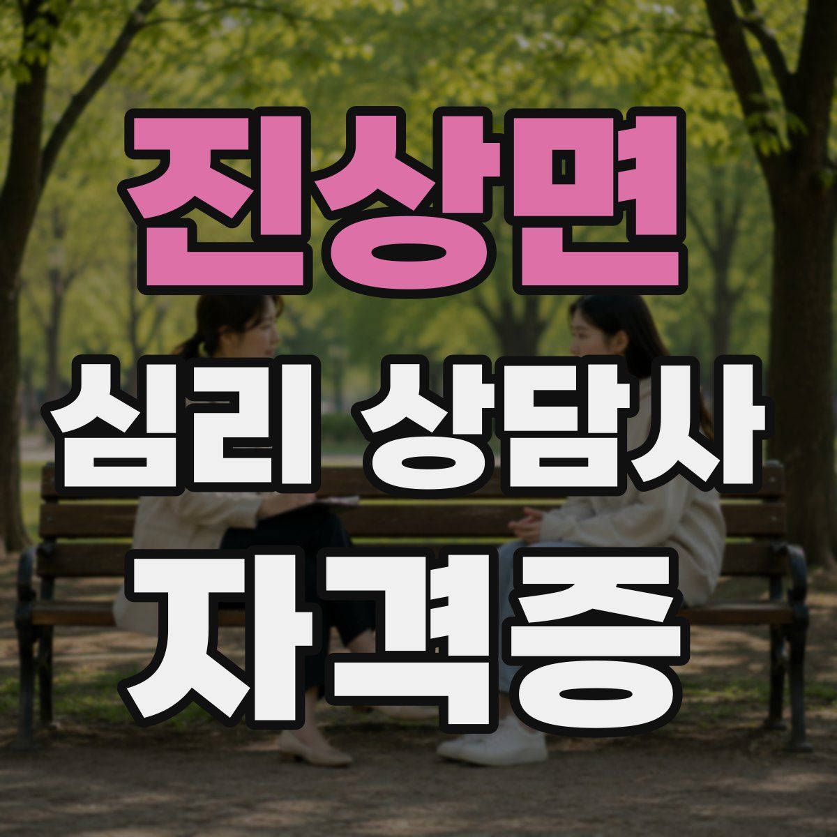 진상면 심리 상담사 자격증