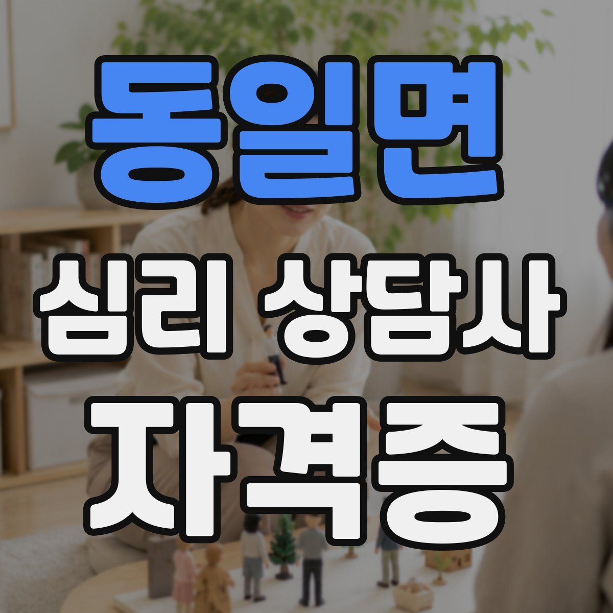 동일면 심리 상담사 자격증