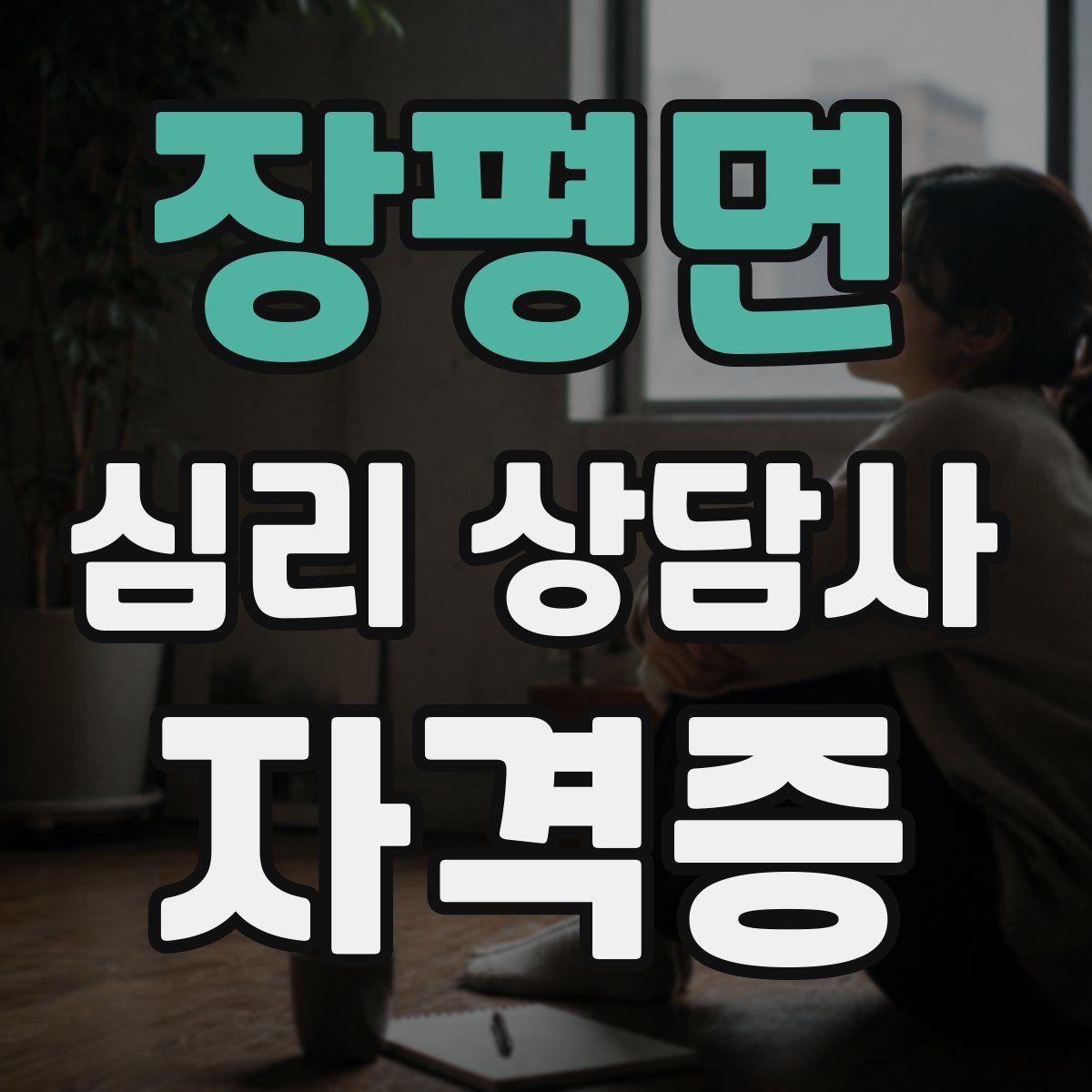 장평면 심리 상담사 자격증