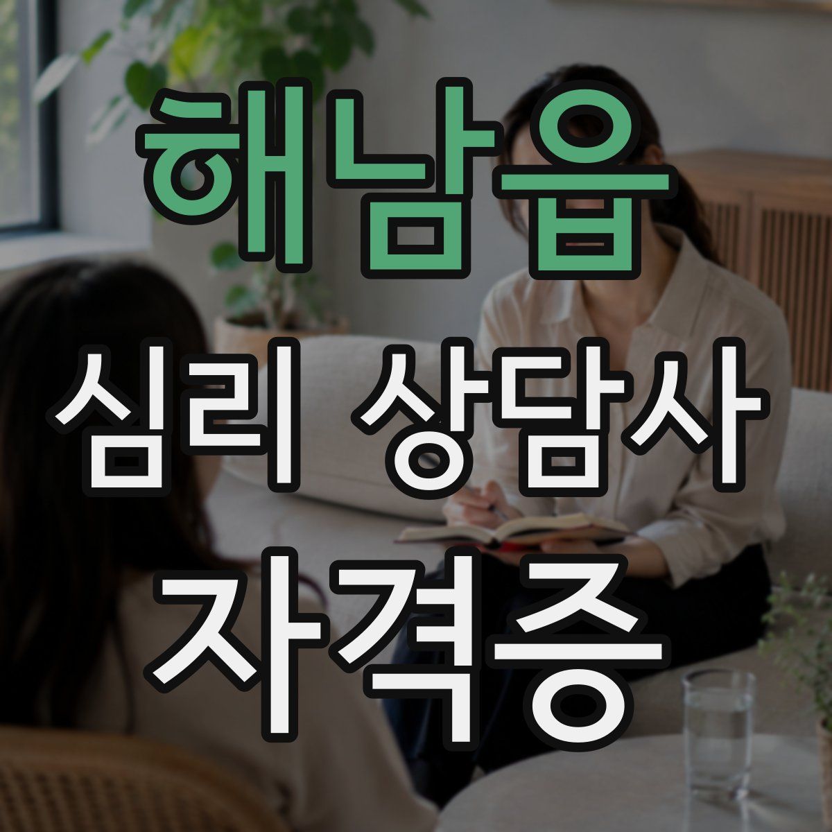 해남읍 심리 상담사 자격증