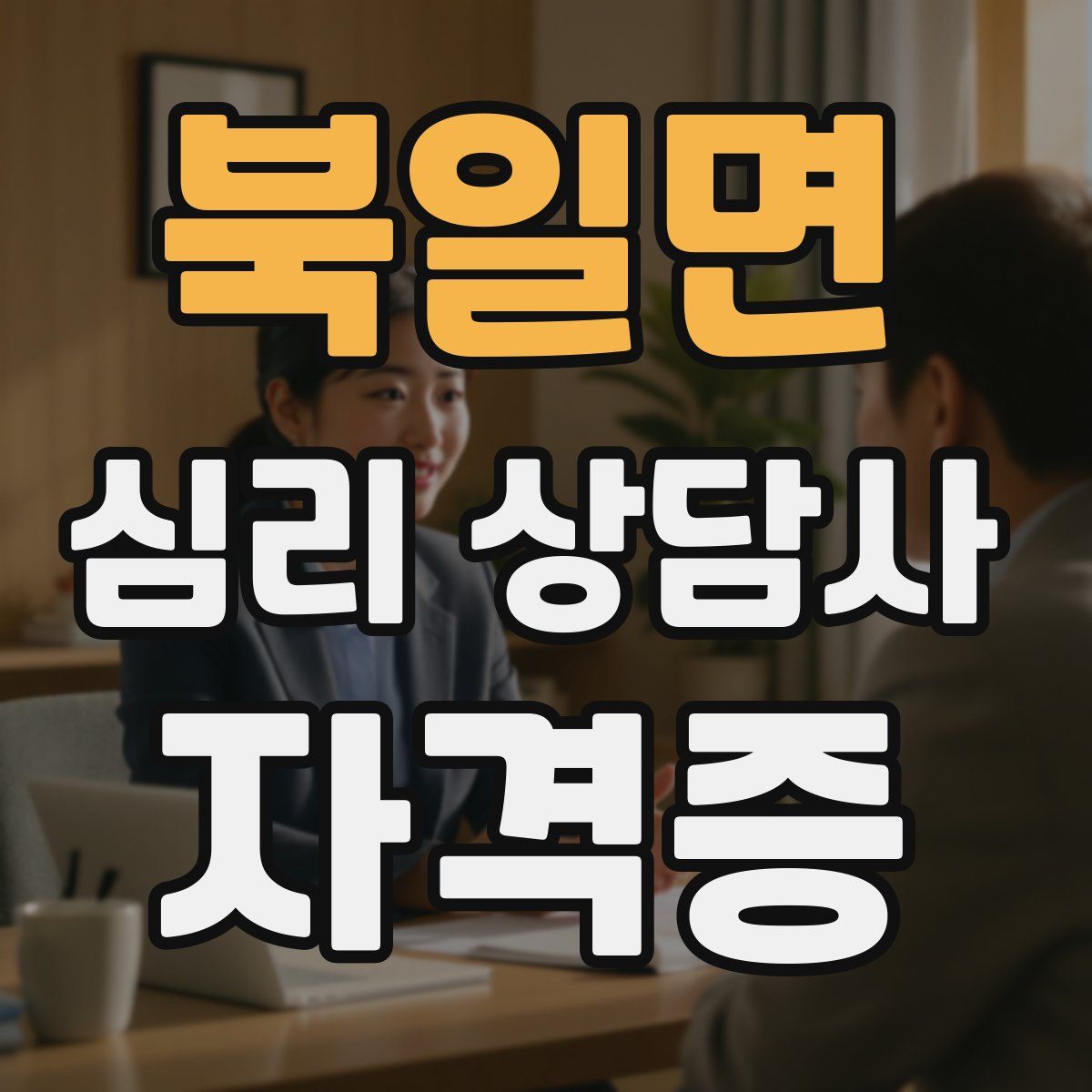 북일면 심리 상담사 자격증