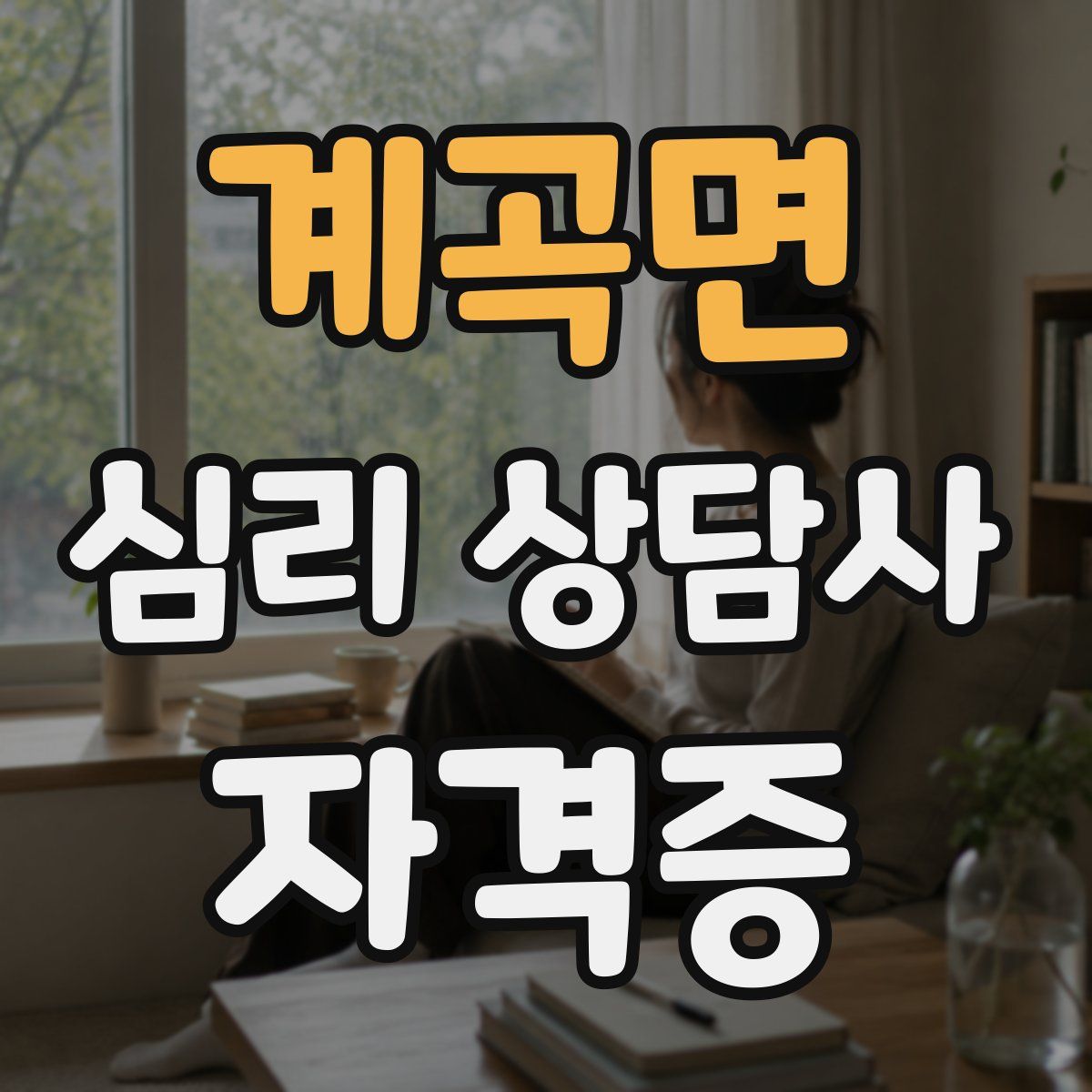 계곡면 심리 상담사 자격증