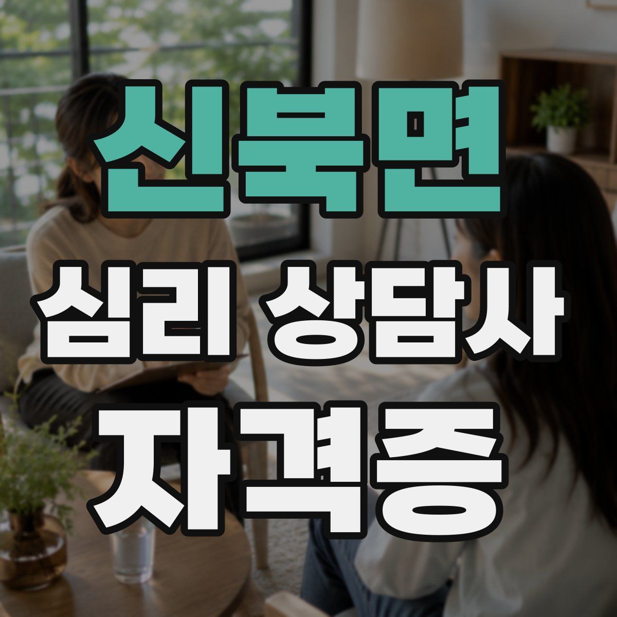 신북면 심리 상담사 자격증