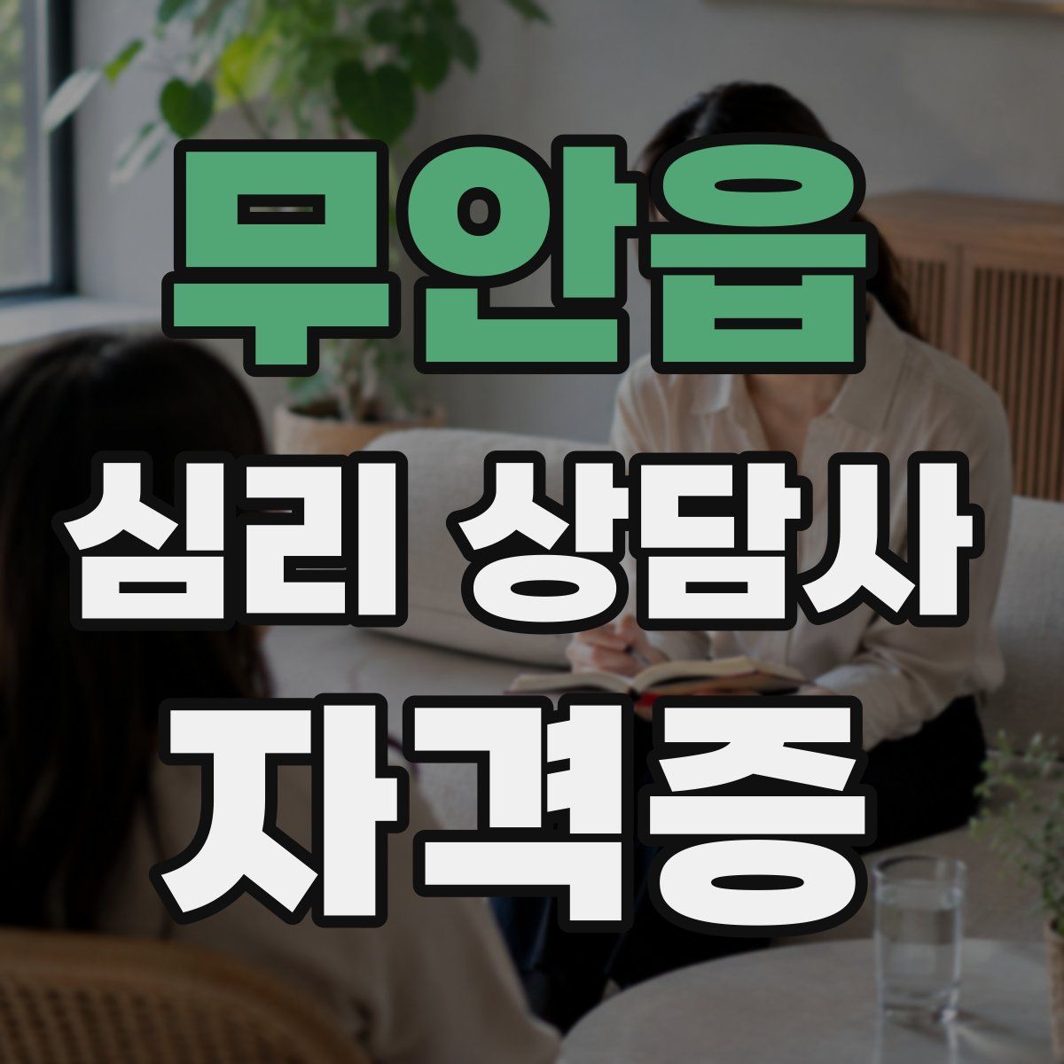 무안읍 심리 상담사 자격증
