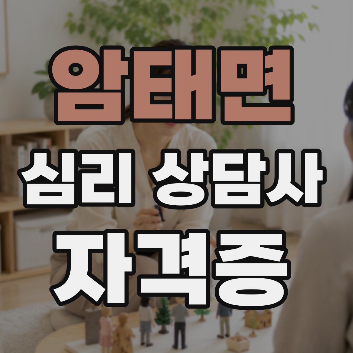 암태면 심리 상담사 자격증