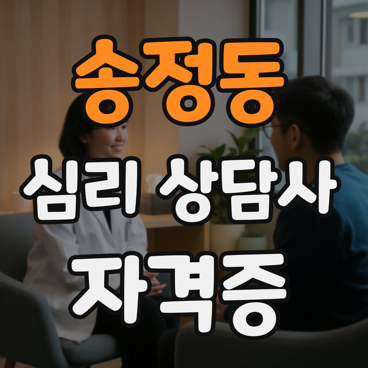 송정동 심리 상담사 자격증