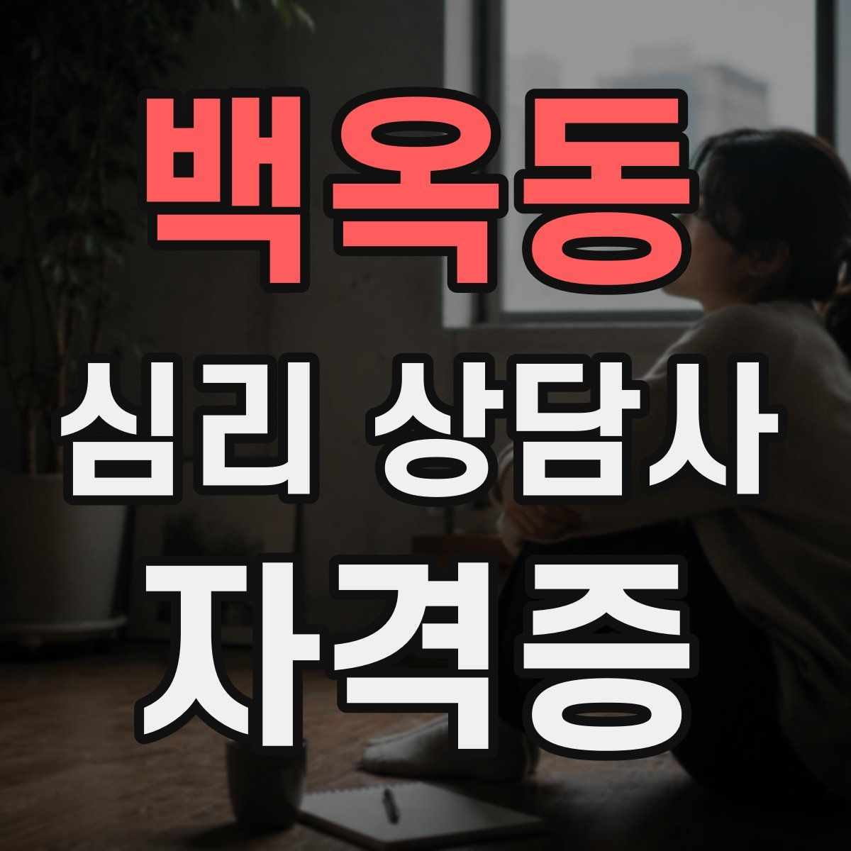 백옥동 심리 상담사 자격증