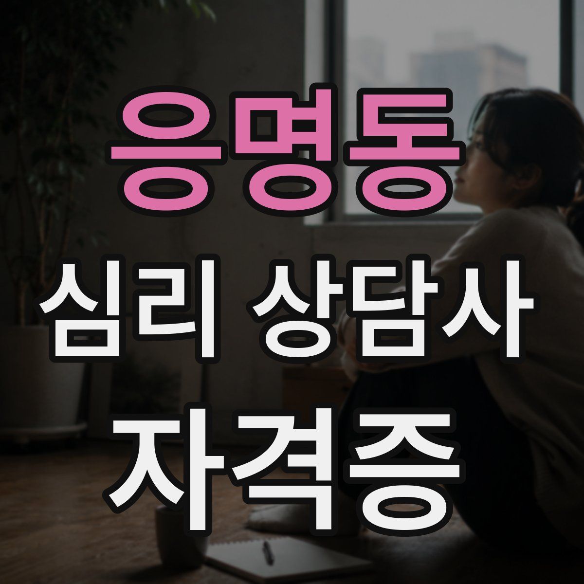 응명동 심리 상담사 자격증