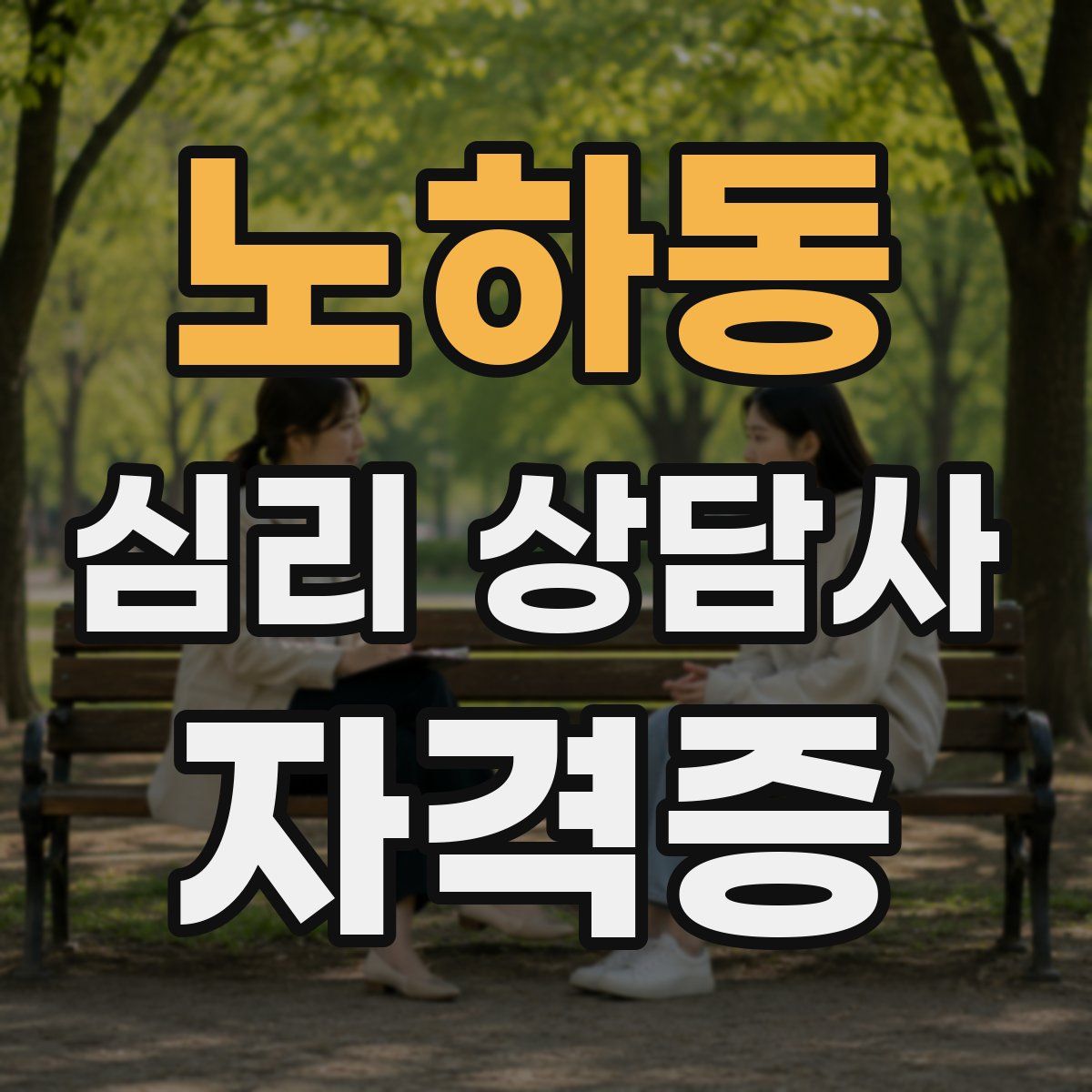 노하동 심리 상담사 자격증