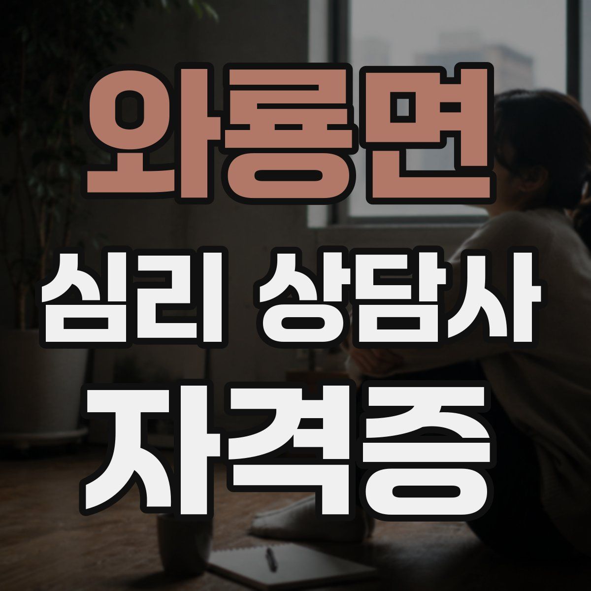 와룡면 심리 상담사 자격증
