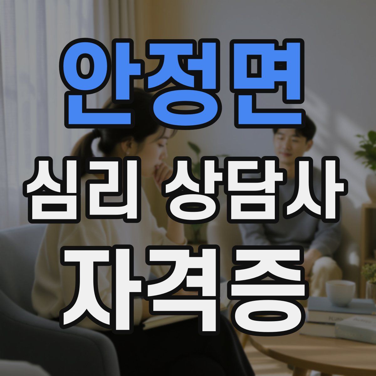 안정면 심리 상담사 자격증