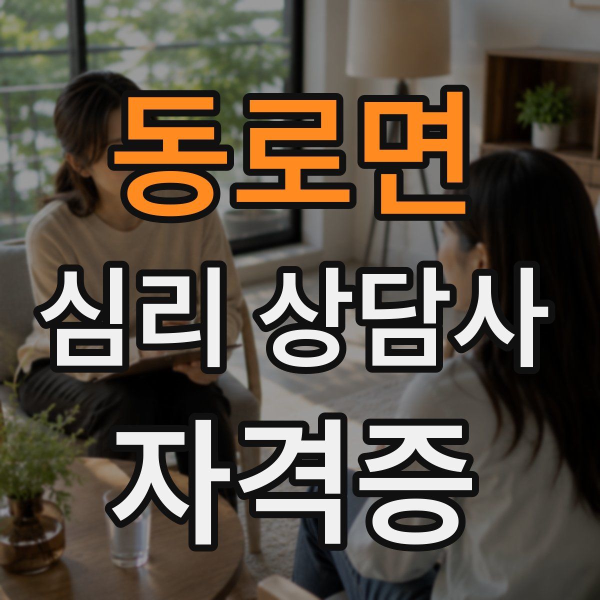 동로면 심리 상담사 자격증