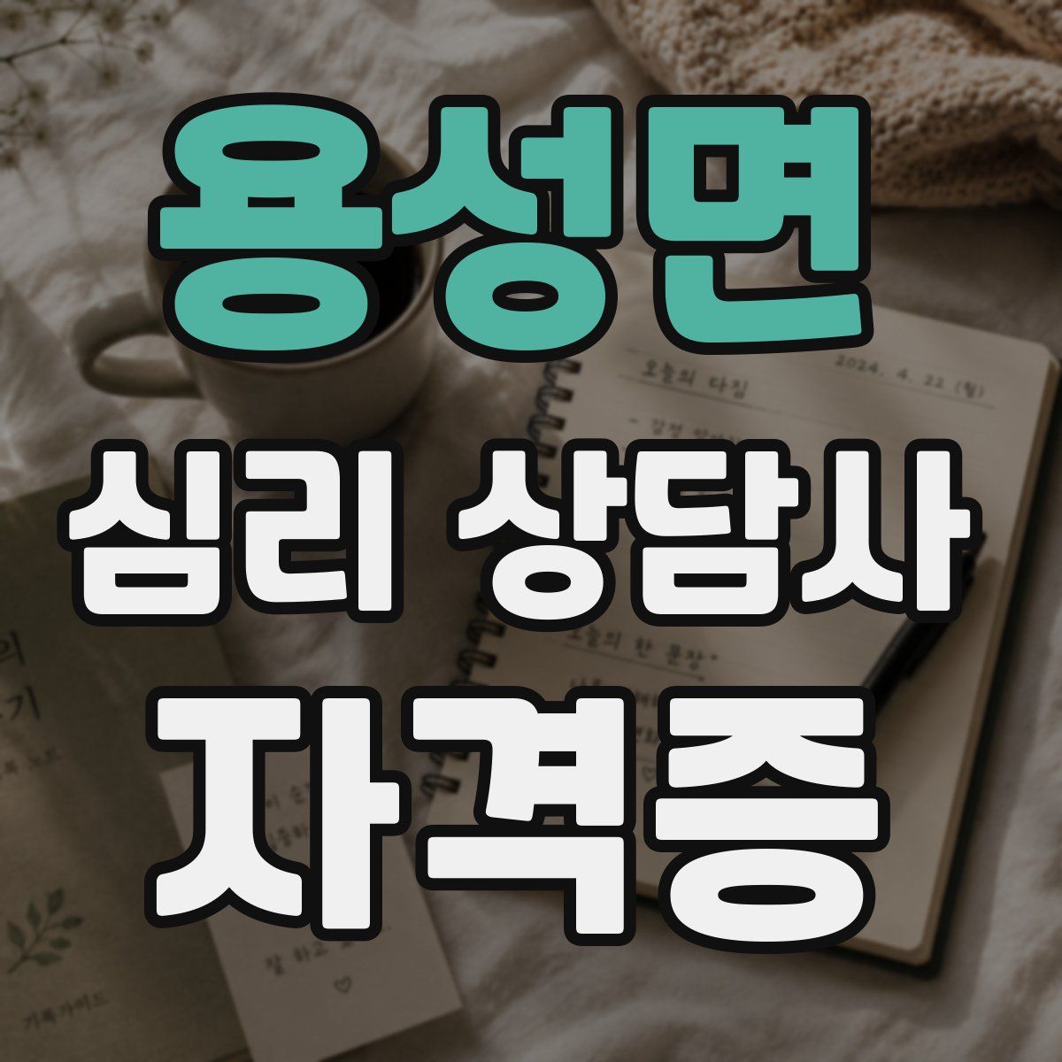 용성면 심리 상담사 자격증