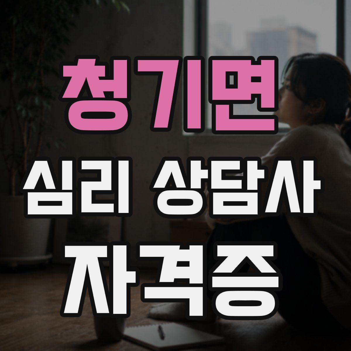 청기면 심리 상담사 자격증