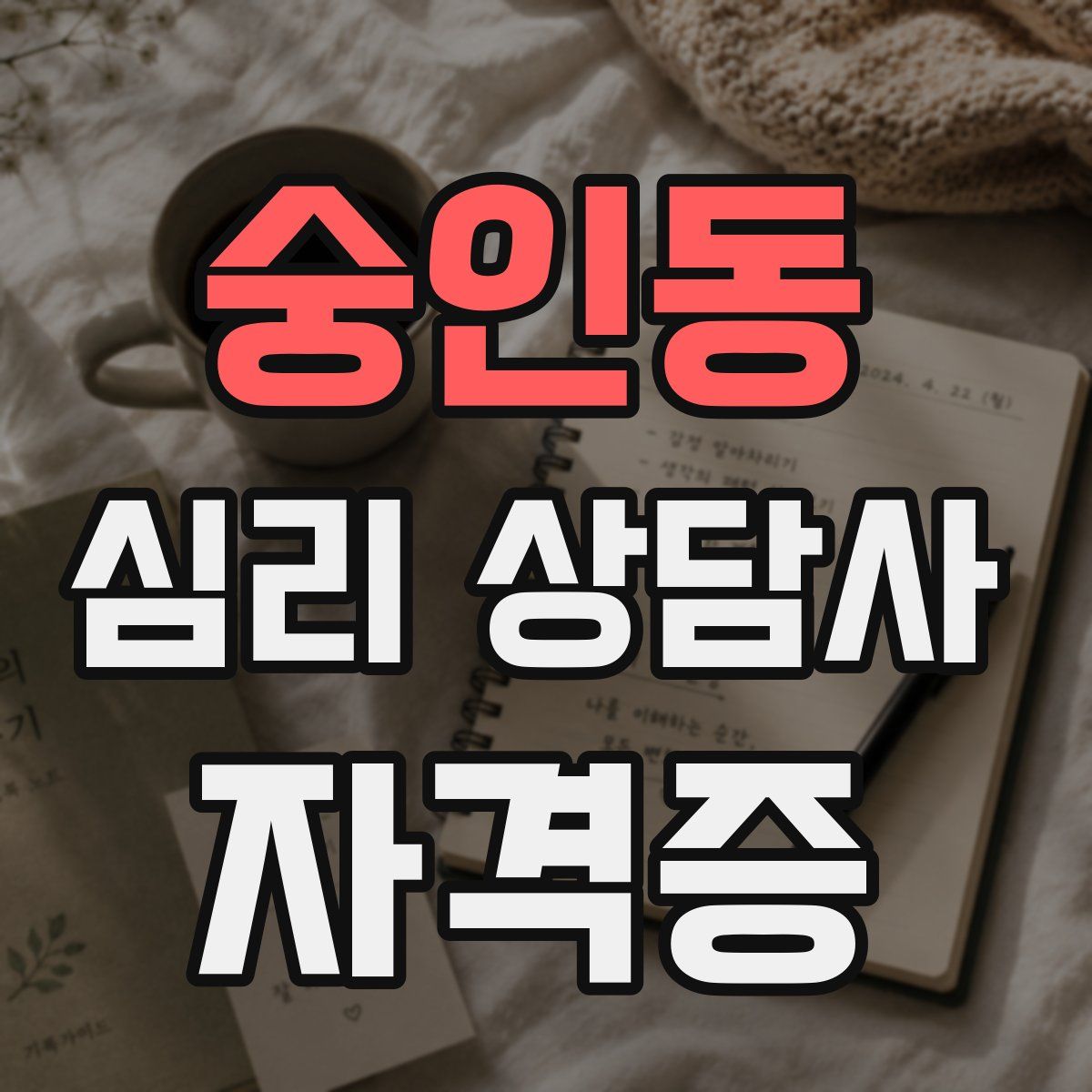 숭인동 심리 상담사 자격증