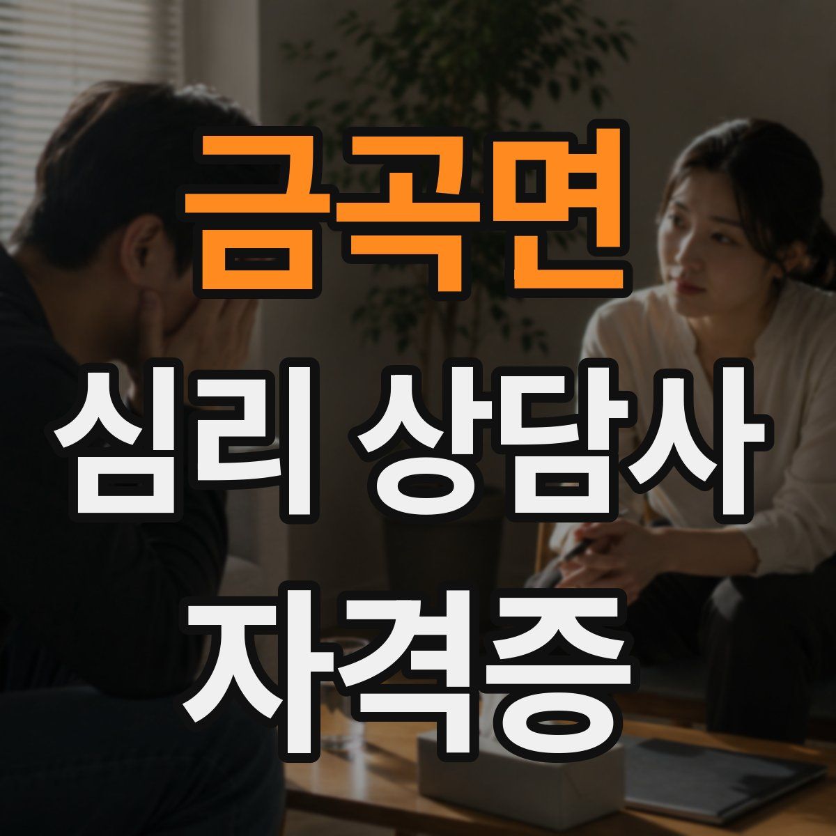 금곡면 심리 상담사 자격증