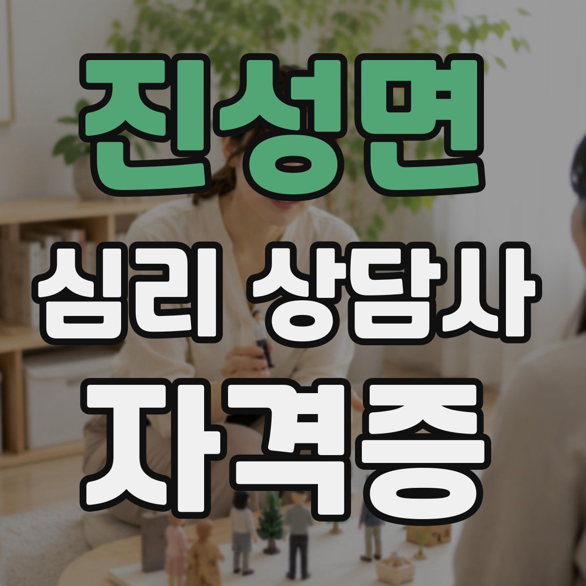 진성면 심리 상담사 자격증