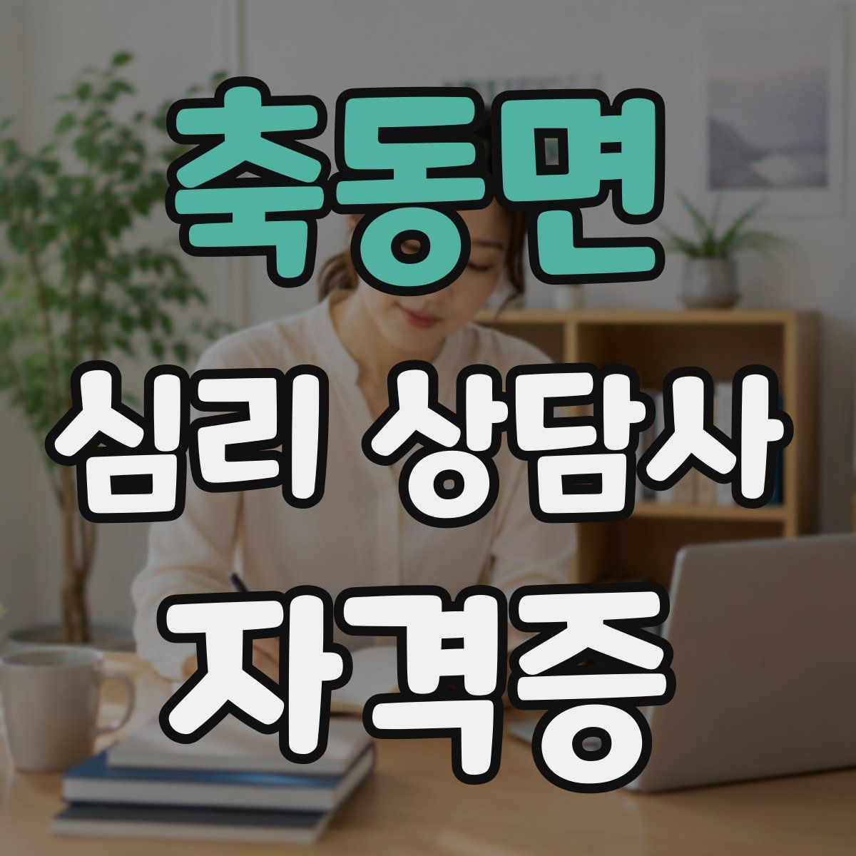 축동면 심리 상담사 자격증